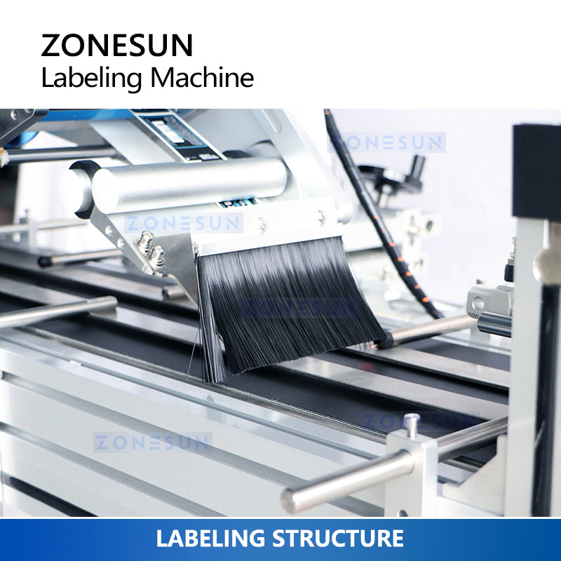 ZONESUN ZS-TB831ST Máquina etiquetadora automática de esquinas de cajas de tres lados 