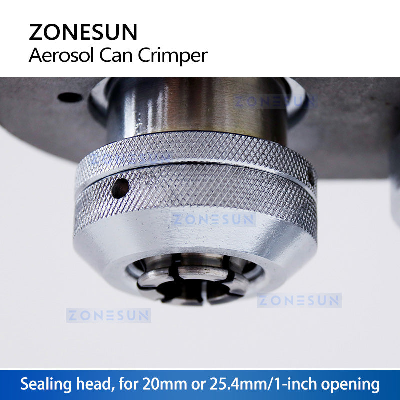 ZONESUN ZS-YG25 Manual Aerosol Can Capping Machine