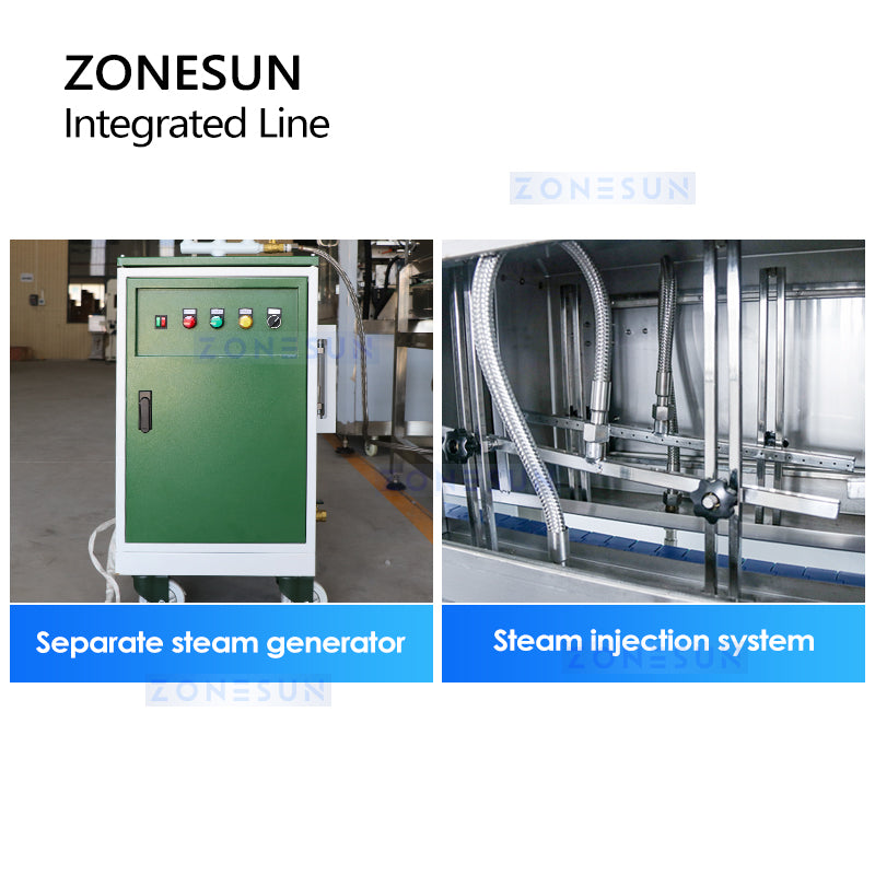 ZONESUN ZS-STB150R Automatic Filling Capping Shrink Sleeve Lable Machine