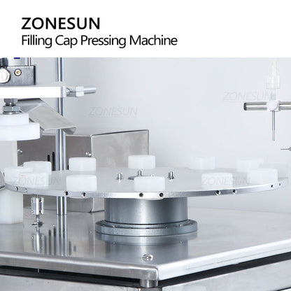 ZONESUN ZS-AFC1C Automatic 2-In-1 Magnetic Pump Liquid Filling Capping Machine