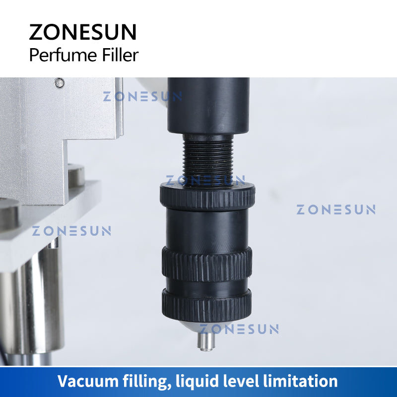 ZONESUN ZS-YTZL500S Riempitrice pneumatica per bottiglie Enolmatic Riempitrice liquida per profumo a ugello singolo 