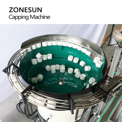 ZONESUN ZS-XG1870P Automatic Capping Machine with Cap Unscrambler