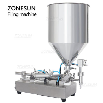 ZONESUN ZS-GTCP1 Pneumatic Paste Filling Machine With Ceramic Cylinder