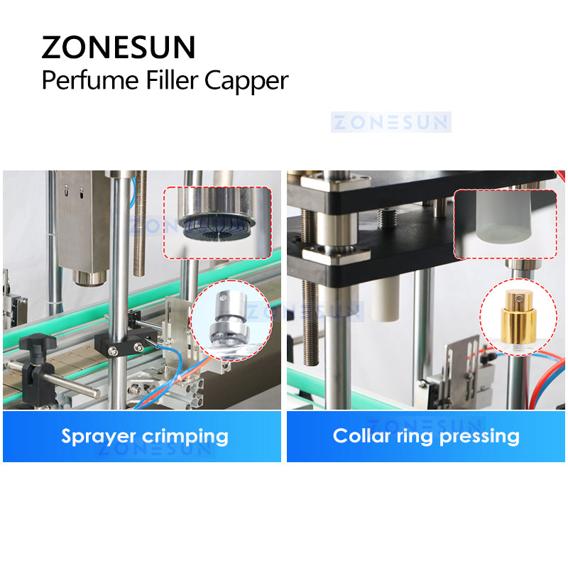 ZONESUN ZS-FAL180XW Automatic Perfume Mixing Cooling Filtration Filling Capping Production Line