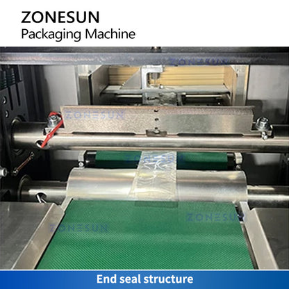 ZONESUN ZS-DCF100 Automatic 4 Sides Bag Sealing Packaging Machine