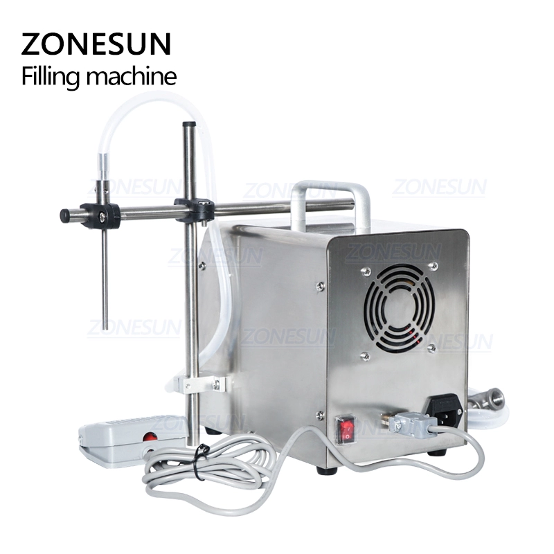 ZONESUN ZS-YTPP6001 Riempitrice di liquidi con pompa peristaltica semiautomatica da 1-100 ml 