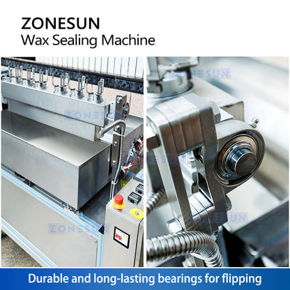 ZONESUN ZS-WS6 Semi Automatic Wine Bottle Wax Sealing Machine