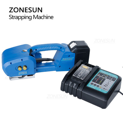 ZONESUN JD-PSE16 Portable PP/PET Strip Belt Lithium Battery Power Strapping Machine