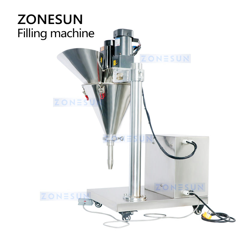 ZONESUN ZS-FM100S Riempitrice semiautomatica per polvere secca 