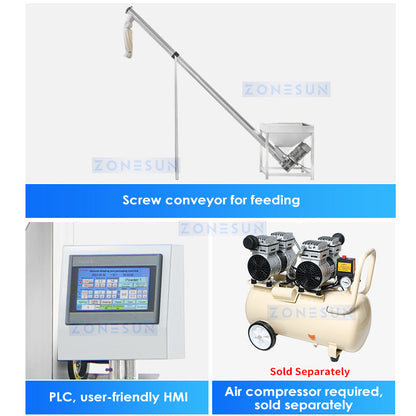 ZONESUN ZS-PFSL1  Automatic Powder Auger Filling Sealing Machine