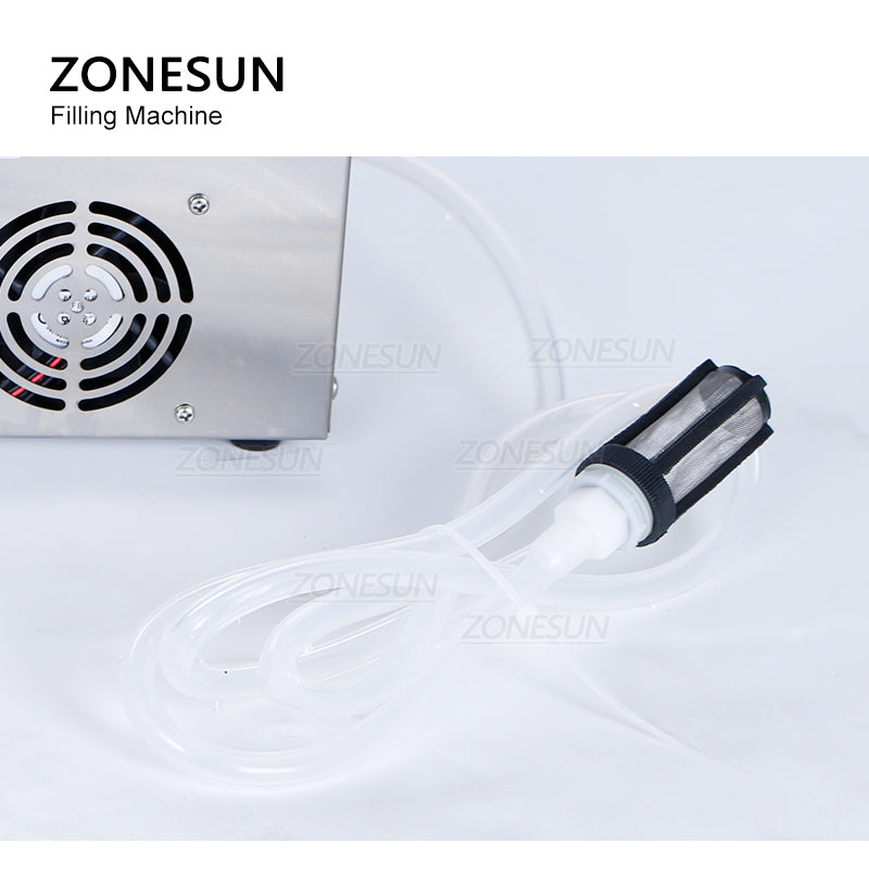 ZONESUN ZS-DP641W Riempitrice per pesatura di liquidi con pompa a membrana semiautomatica 30-6000ml