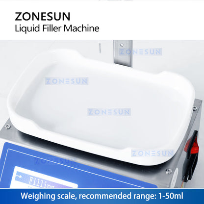 ZONESUN ZS-M90 Semi Automatic Liquid Weighing Filling Machine