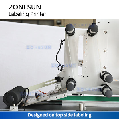 ZONESUN ZS-TB160PO Automatic Flat Surface Labeling Machine with Thermo Printer