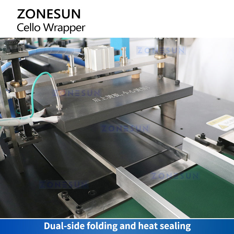 ZONESUN ZS-MSFM750A Automatic Cellophane Wrapping Packaging Machine