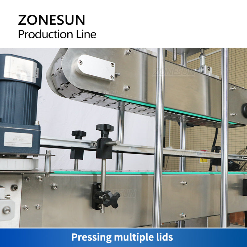 ZONESUN ZS-FMYG1 Servo Motor Auger Powder Filling Capping Production Line