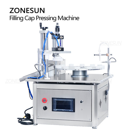 ZONESUN ZS-AFC1C Automatic 2-In-1 Magnetic Pump Liquid Filling Capping Machine