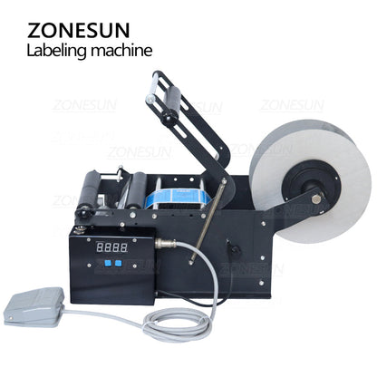 ZONESUN ZS-TB16P Etichettatrice elettrica per bottiglie rotonde 