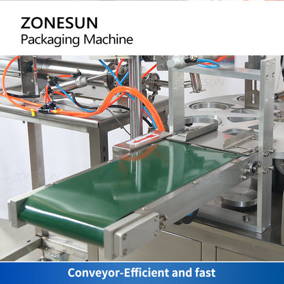 ZONESUN ZS-FS600 Confezionatrice automatica per gelato a tazza, riempitrice per pasta, sigillatrice 