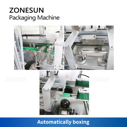 Máquina envasadora y sellado de cajas ZONESUN ZS-MSZH50 