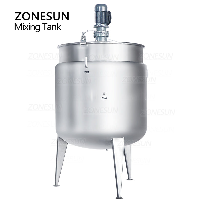 Tanque de mezcla y calentamiento de pasta de acero inoxidable ZONESUN ZS-MB1000L