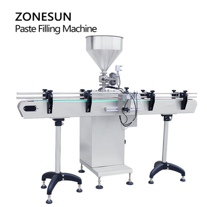 Máquina llenadora de pasta líquida con servomotor ZONESUN ZS-GY1SM