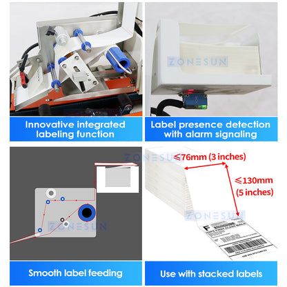 ZONESUN ZS-FKC4650 Automatic Carton Sealing Machine