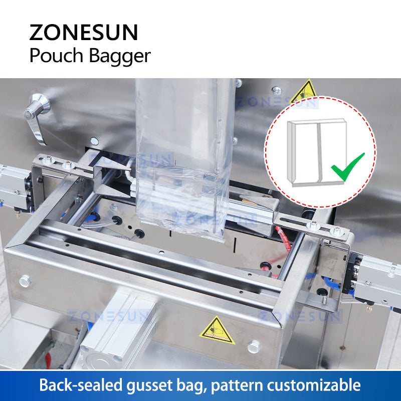 ZONESUN ZS-FSK1000 Automatic Pouch Granule Bag Weighing Filling Sealing Machine