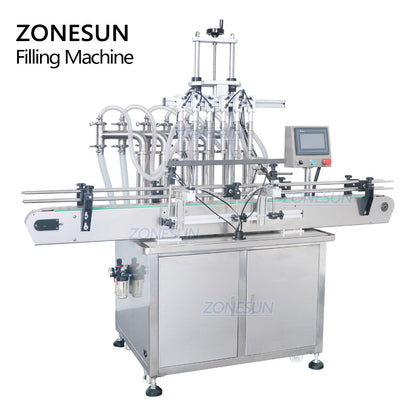 ZONESUN ZS-YT6T-6Y Automatic Pneumatic Liquid Filling Machine