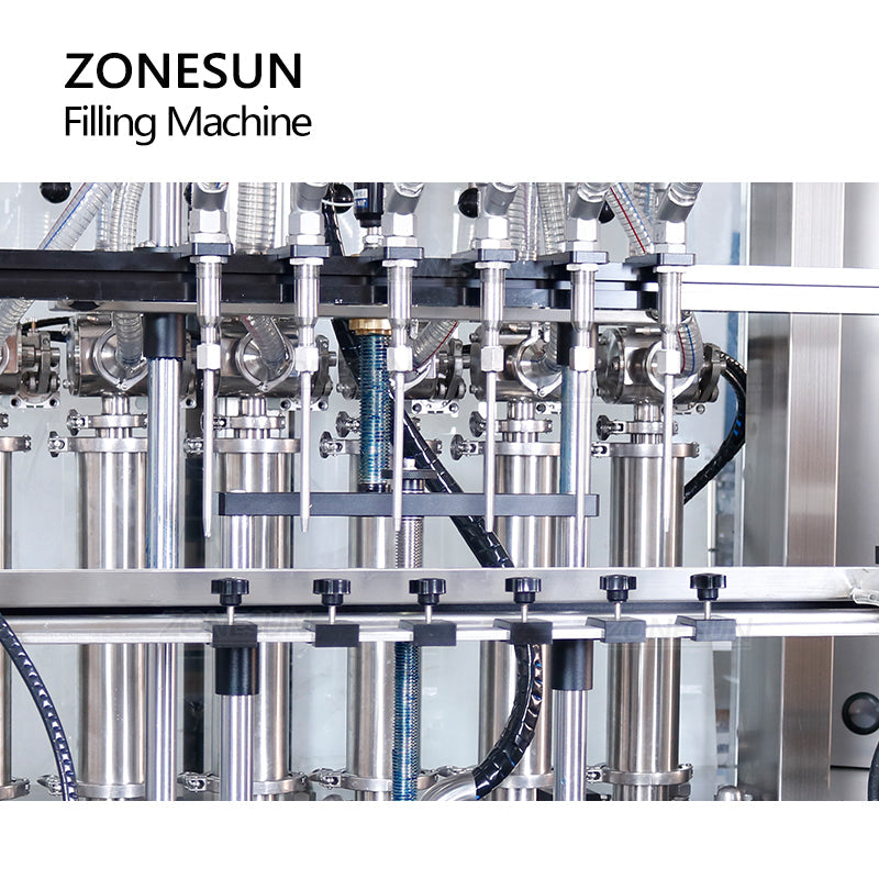 ZONESUN ZS-VTFM1 100-1000ml Automatic 6 Heads Ex-proof Liquid Paste Filling Machine