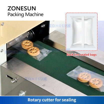 ZONESUN ZS-ZB250S Horizontal Flow Wrapping Machine