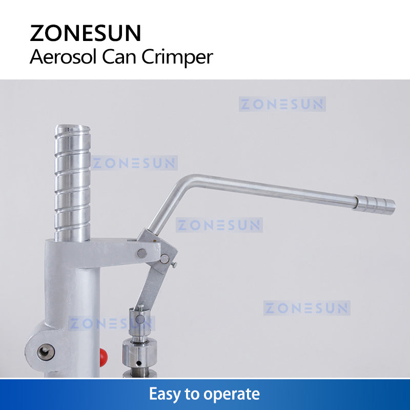 ZONESUN ZS-YG25 Manual Aerosol Can Capping Machine