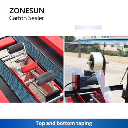 ZONESUN ZS-FK6050 Automatic Double Sides Carton Sealing Machine