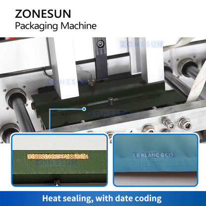 ZONESUN ZS-MS2TGF Full Automatic 2 Nozzles High Speed Liquid Filling And Sealing Machine