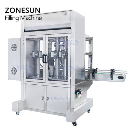 ZONESUN ZS-SV4G 4 Nozzles Automatic Servo Paste Filling Machine