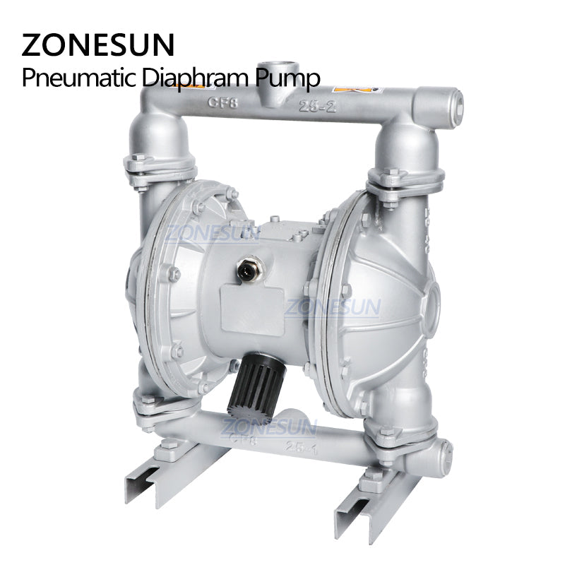 ZONESUN Pompa a membrana di riempimento pneumatica ZS-QBY-K25 Mini a funzionamento pneumatico