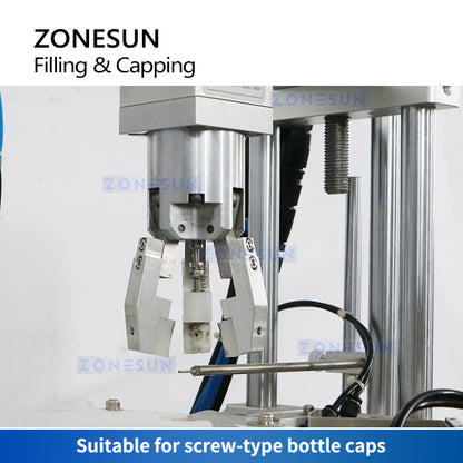 ZONESUN ZS-AFC15 Automatic Peristaltic Pump Liquid Filling Capping Machine