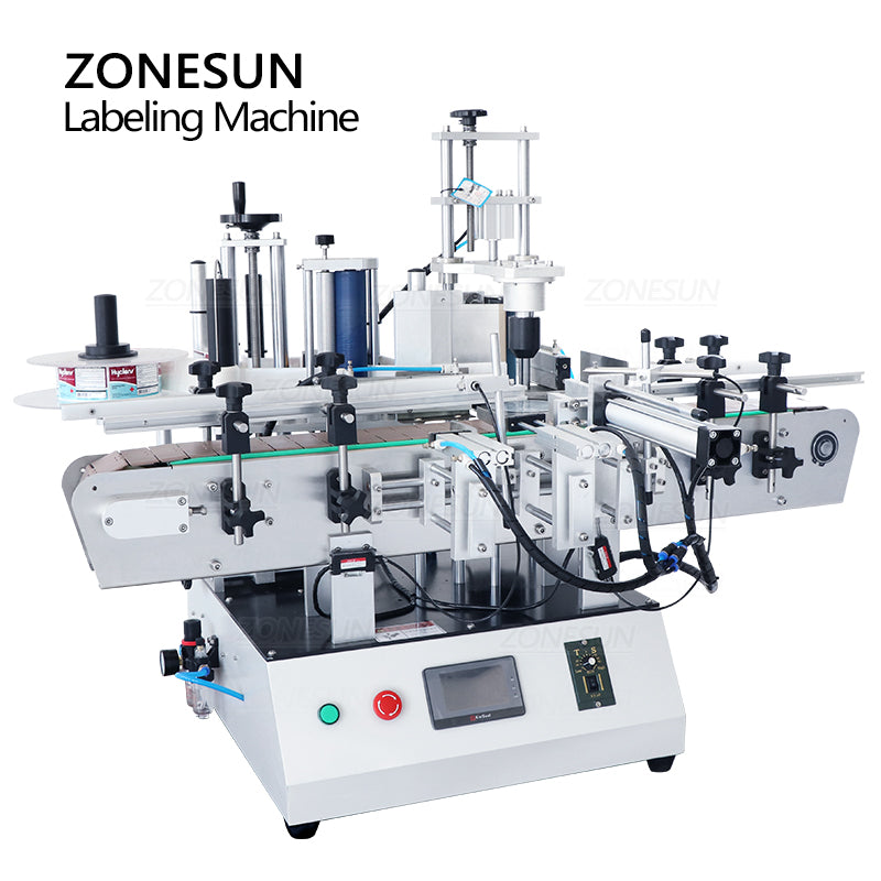 ZONESUN ZS-TB550 Automatic Round Polygonal Hexagonal Bottle Labeling Machine