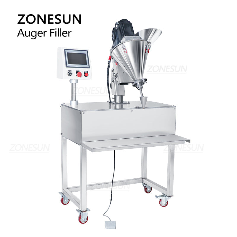 ZONESUN ZS-FM100P 0.1-100g Semi-automatic Powder Filling Machine