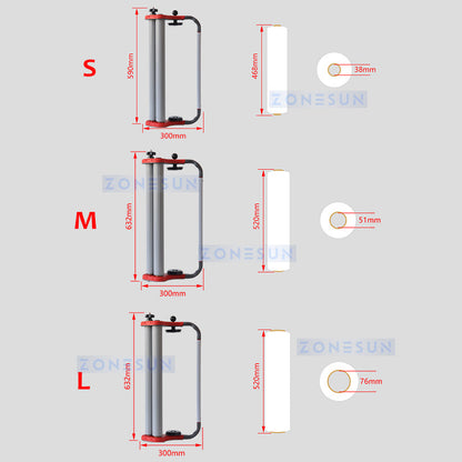 ZONESUN ZS-SFD1 Handheld Stretch Film Wrapping Machine