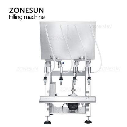 ZONESUN ZS-RWGFP4 Automatic Wine Liquid Filling Machine Enolmatic Bottle Filler