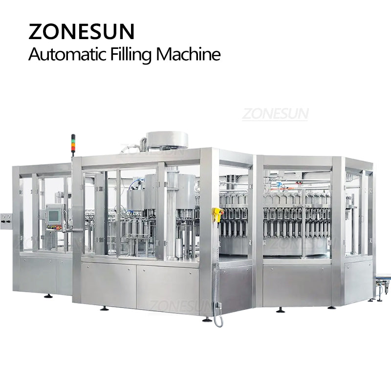 Máquina llenadora automática de bebidas carbonatadas embotelladas de PET ZONESUN ZS-AFMC