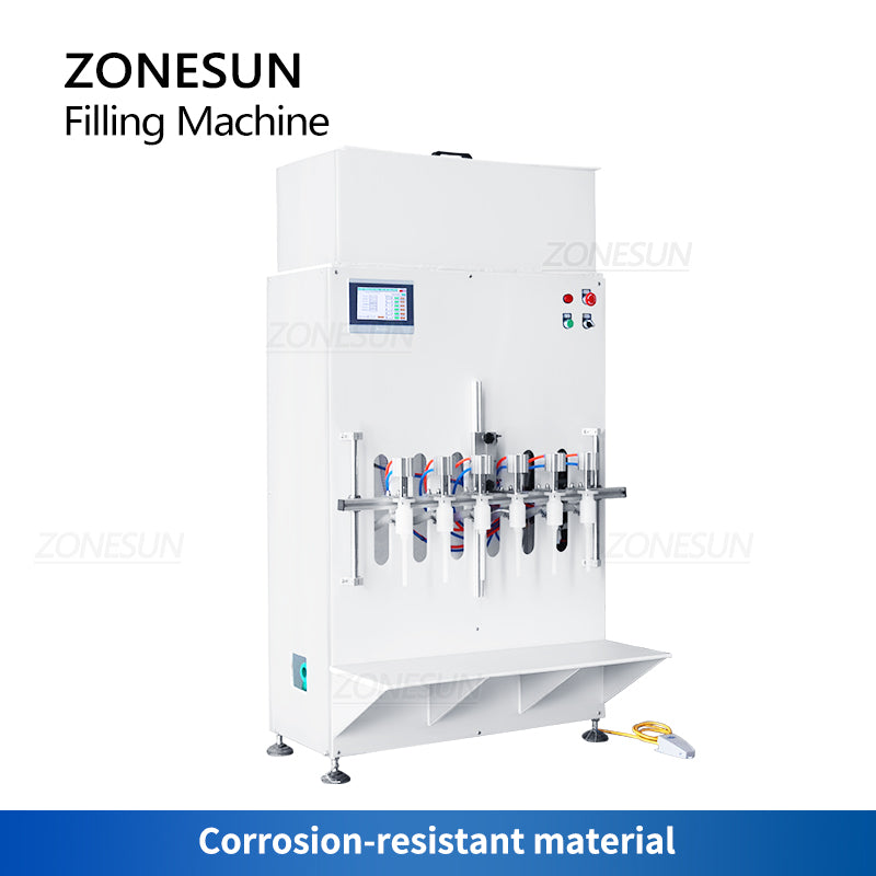 ZONESUN ZS-YTCR6 Pneumatic Corrosive Liquid Filling Machine