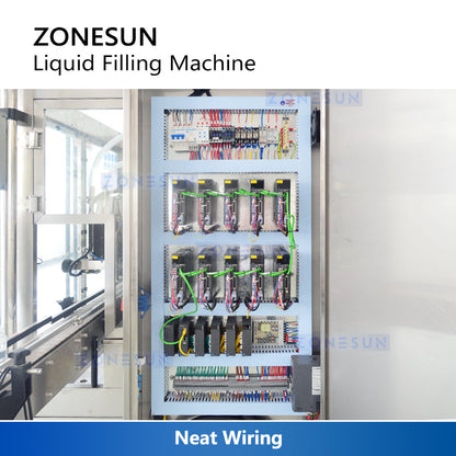 ZONESUN ZS-VTPF4 Automatic 4 Tracking Heads Paste Liquid Filling Machine