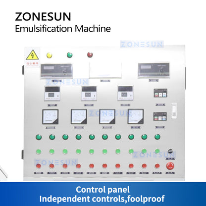 Máquina emulsionadora mezcladora al vacío ZONESUN ZS-EM300 