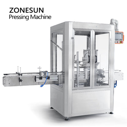 ZONESUN ZS-XG16D2 Automatic Cap Pressing Machine With Dust Cover