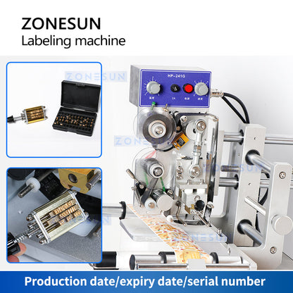 ZONESUN ZS-TB130 Single Double Side Round Bottle Labeling Machine