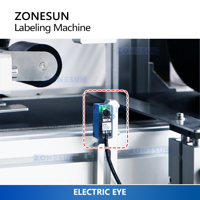 ZONESUN ZS-TB831ST Automatic Three Sides Box Corner Labeling Machine