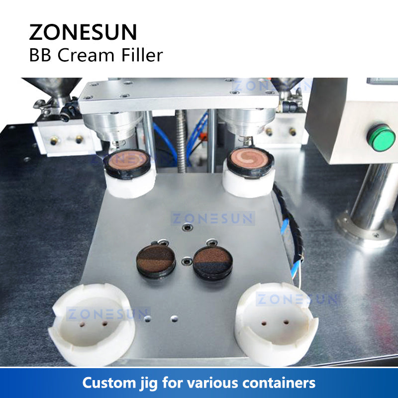 ZONESUN ZS-GTBB2S Three Color Air Cushion Foundation Liquid Filling Machine