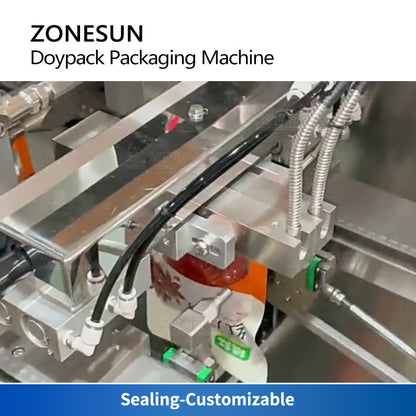 ZONESUN ZS-HZL1 Automatic Paste Filling & Doypack Feeding Sealing Machine