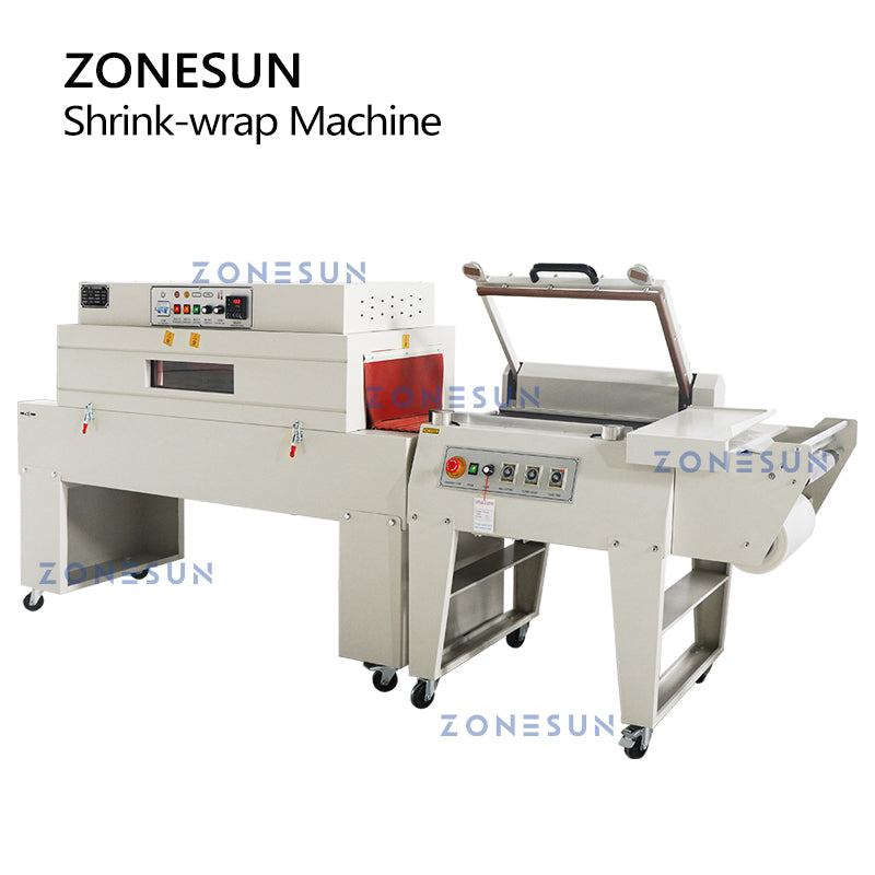 ZONESUN ZS-SPL3 PVC & Polyolefin Film L-bar Sealing Cutting Shrinking Machine